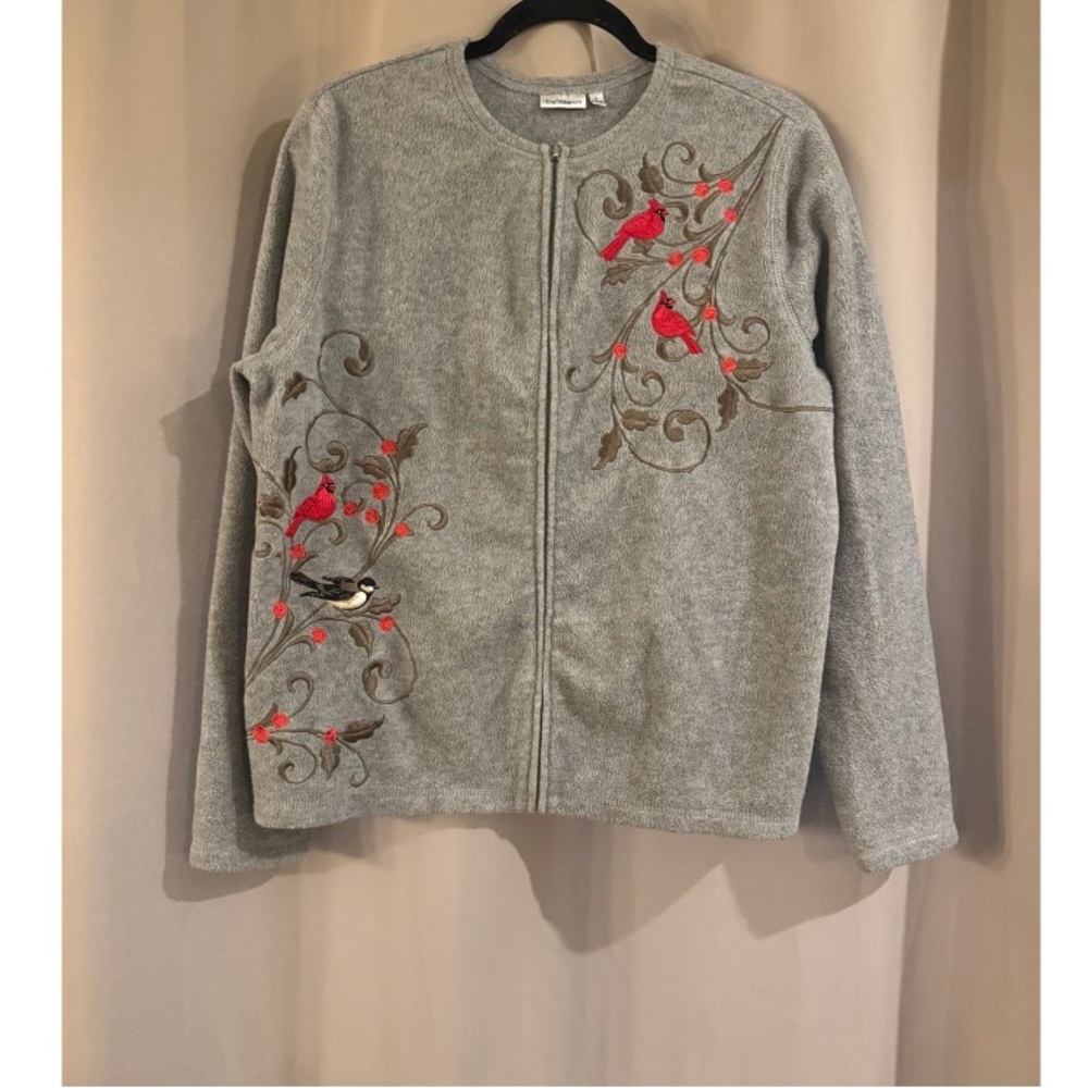 Gray Polyester Jacket - image 1